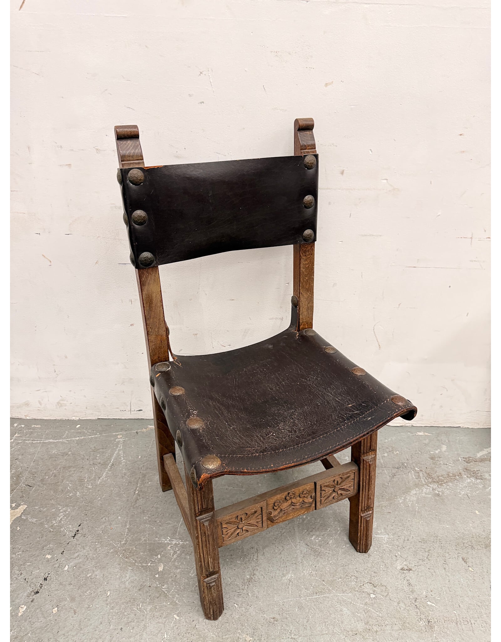 Spanish Brutalist Chair likely by Navarro Argudo
