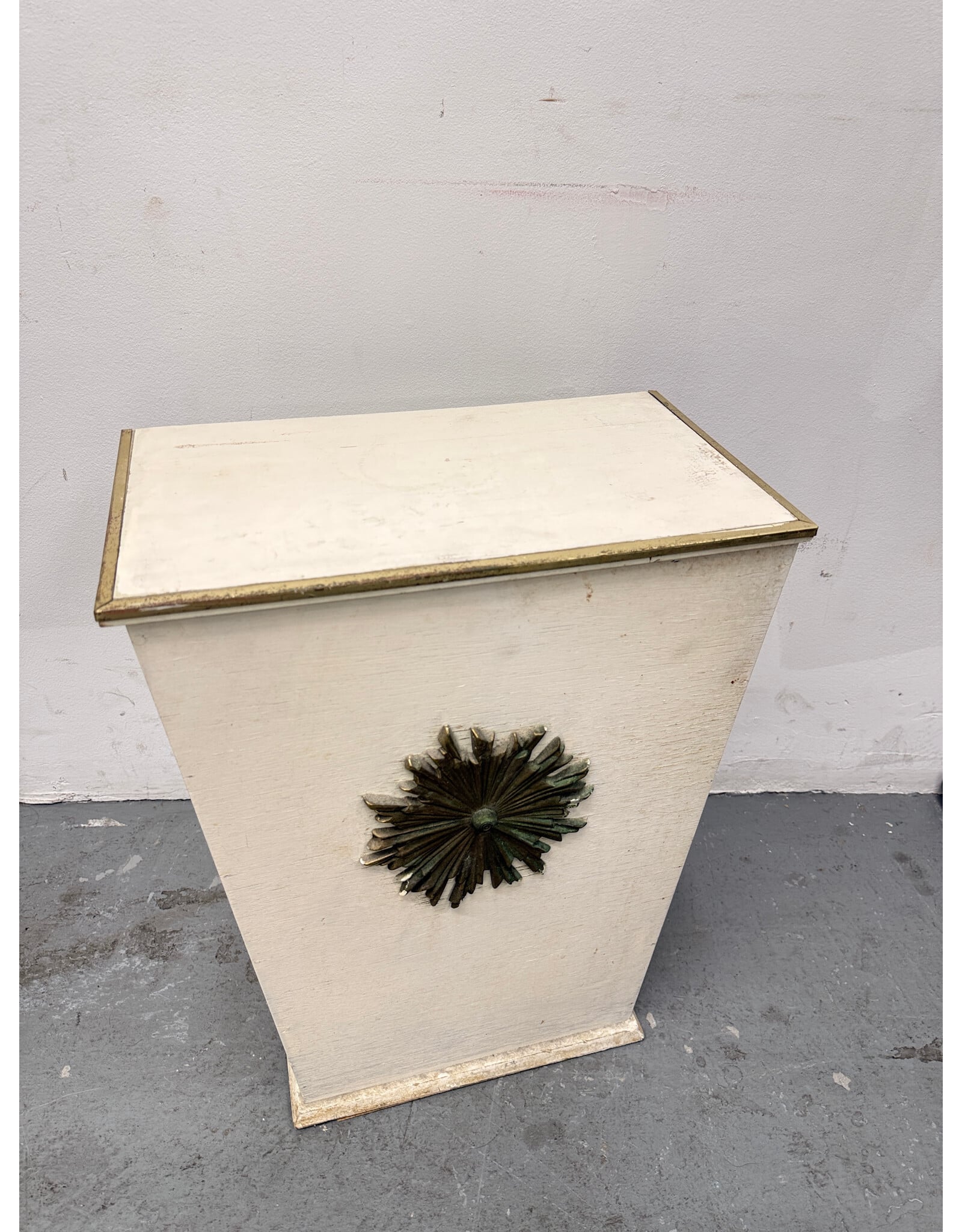White Wooden Basket