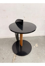 Noir Reed Style Wood Side Table