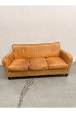 Caramel 3-Seater Leather Sofa