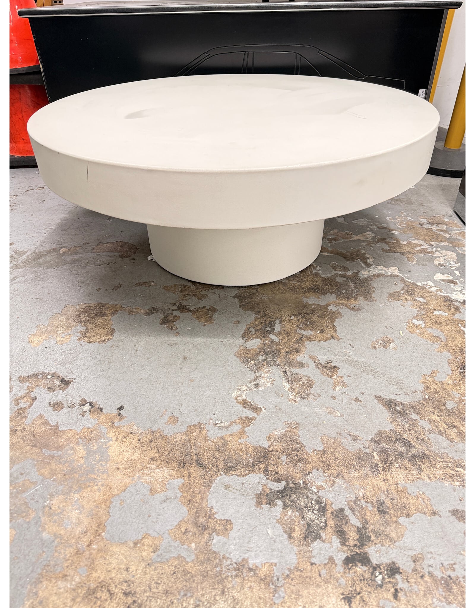 CB2 White Shroom Coffee Table