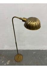 Vintage Brass Clam Shell Floor Lamp