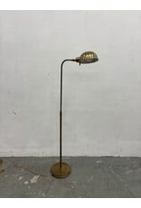 Vintage Brass Clam Shell Floor Lamp