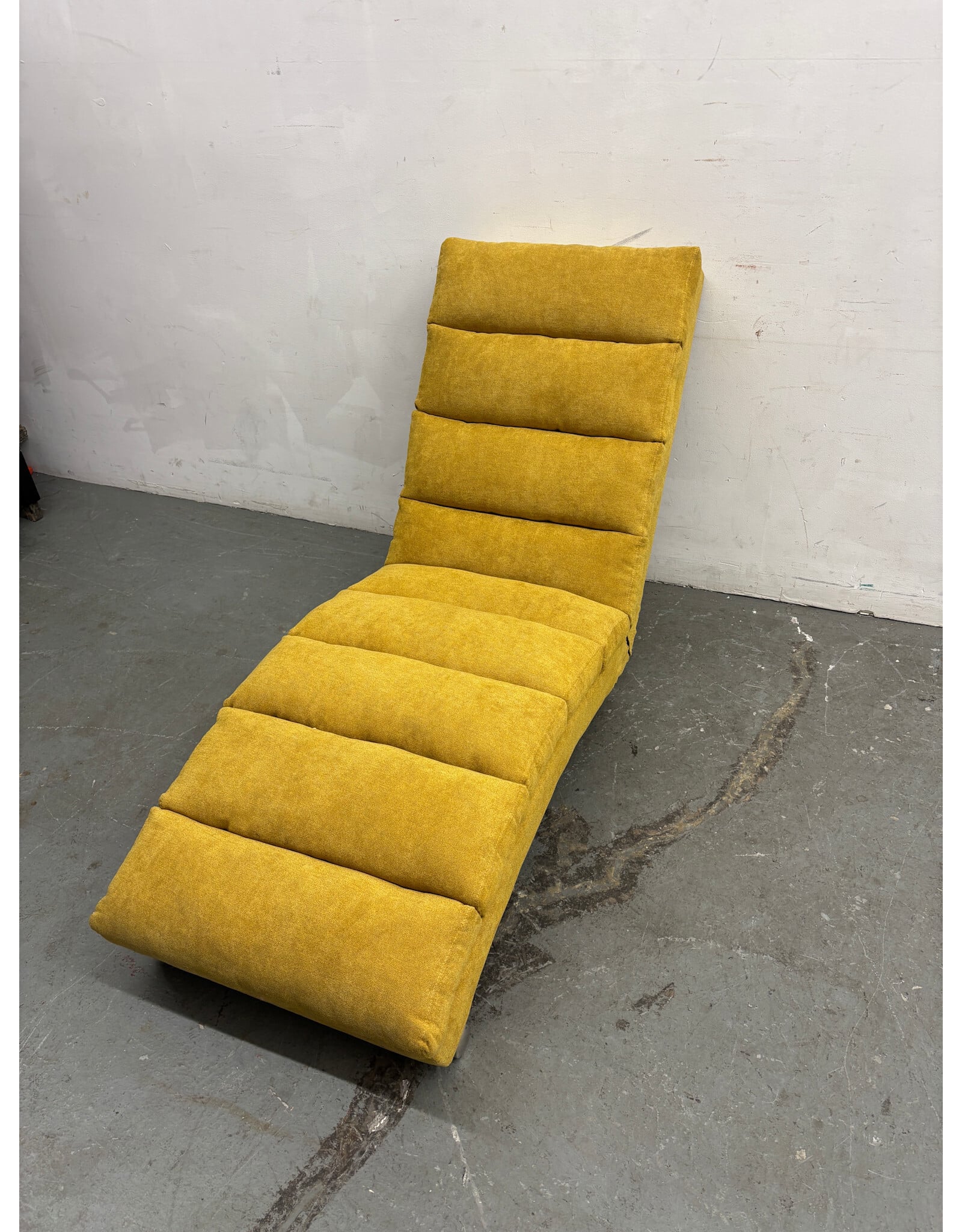 Mustard Chaise Lounge Chair