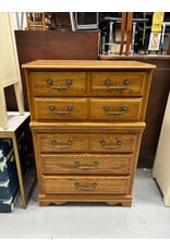 Vintage Solid Oak Chest of Drawers