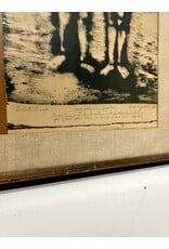 Coney Island Couple by Veronica Galati, artists proof, 1974, framed lithograph