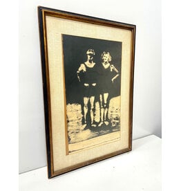 Coney Island Couple by Veronica Galati, artists proof, 1974, framed lithograph