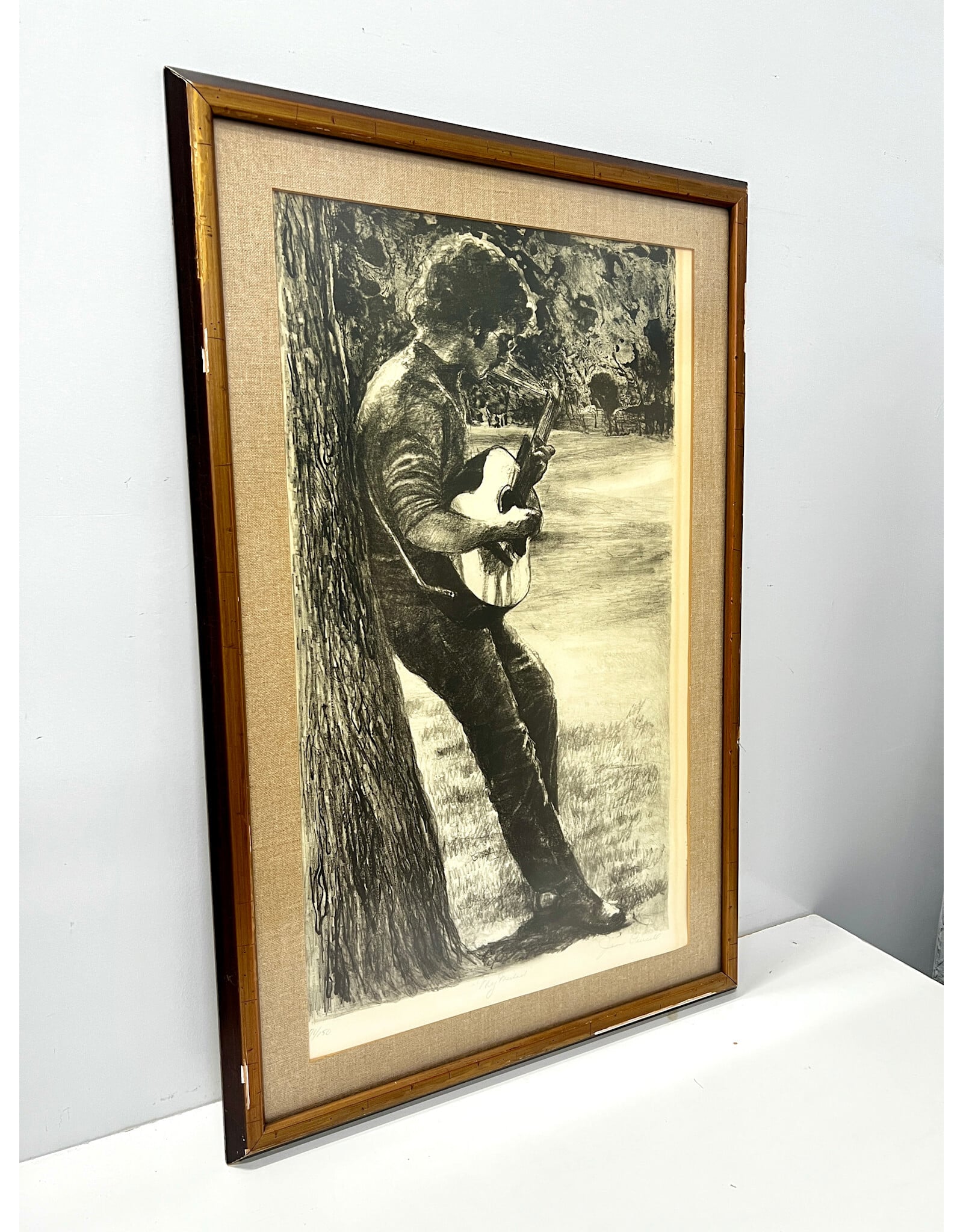 My Michael, framed lithograph, sgnd Joan Purcell, 71/150