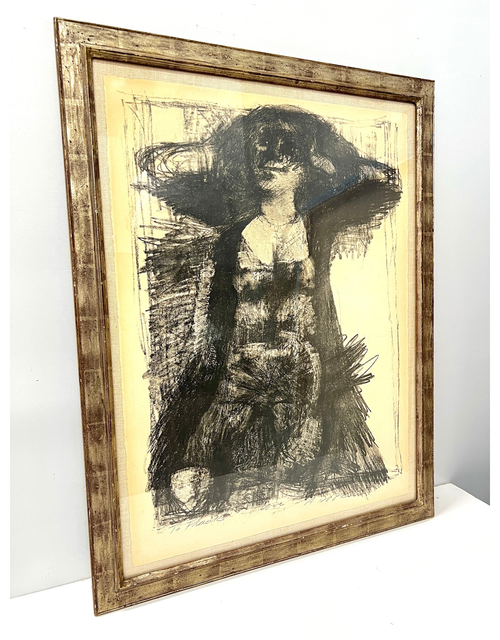 To Frank, framed print, 13/25. sgnd lower right