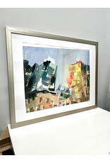 Milford Plaza-8th Avenue, framed print, sgnd Beverly Brown