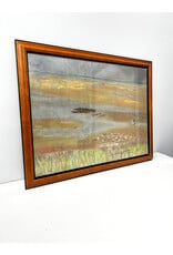 Brewster Flat-North, framed pastel drawing, sgnd A. Brown