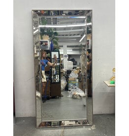 Beaded Leaning Mirror