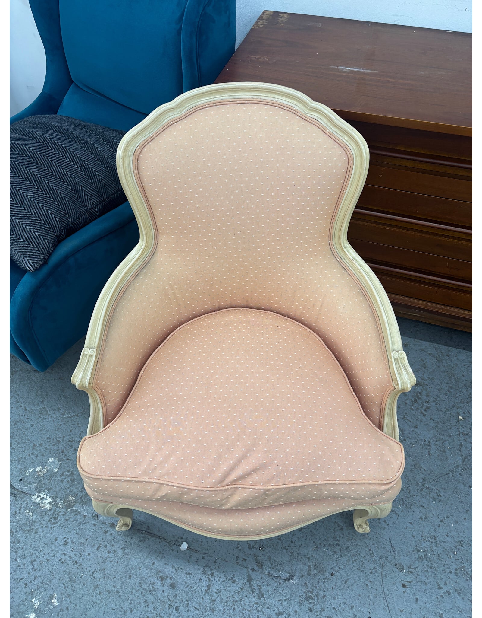 Just Peachy Louis XV Armchair