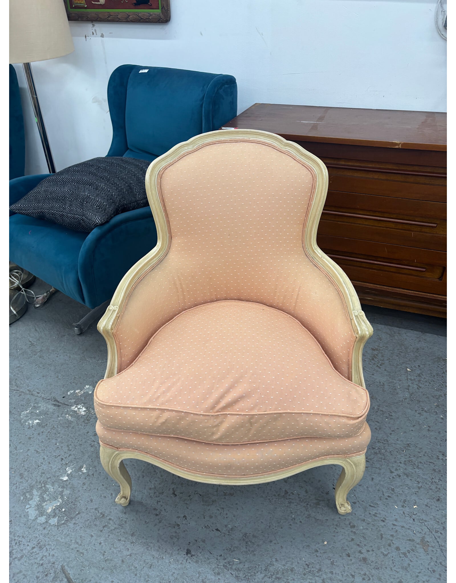 Just Peachy Louis XV Armchair