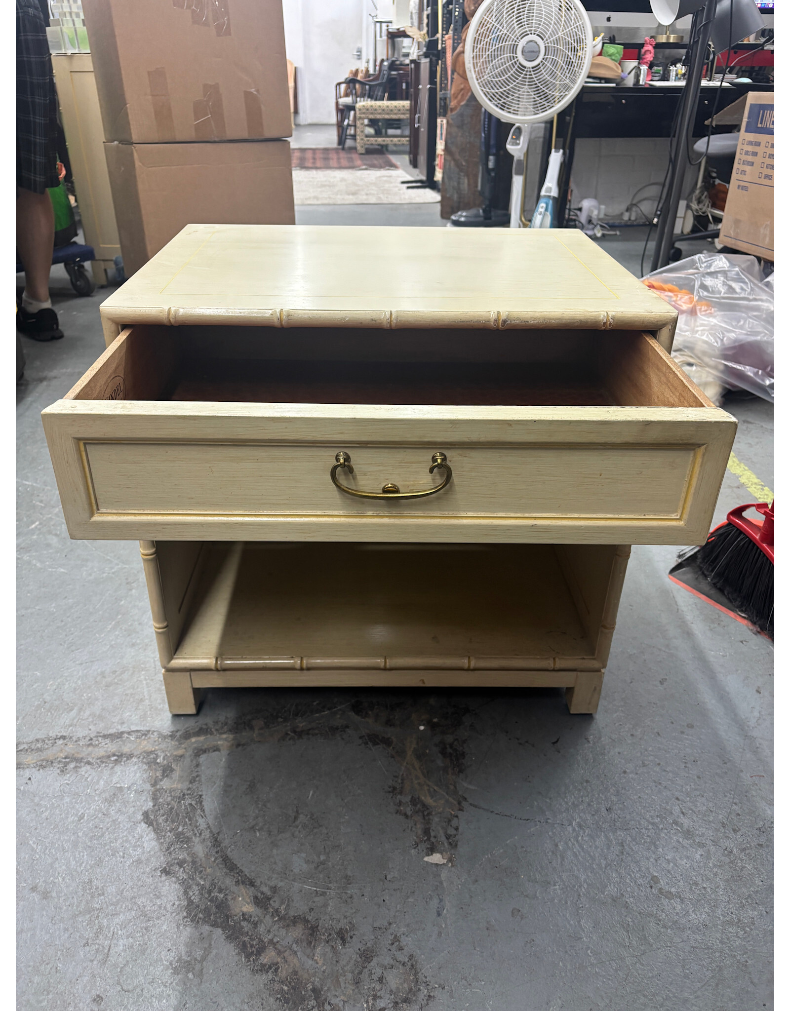 Kindel Faux Bamboo Nightstand