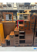 Vintage Japanese Style Step Tansu (3 pieces)