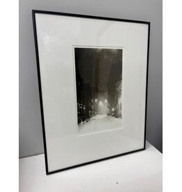 Snowy NYC Street, framed photograph, Magill