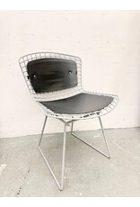 Knoll Bertoia Side Chair with Leather Seat Pad
