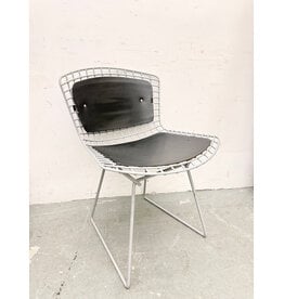 Knoll Bertoia Side Chair with Leather Seat Pad