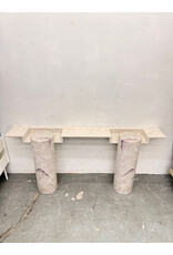 Custom Faux Marble Entryway Table