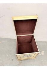 Vintage Floral Wooden Chest