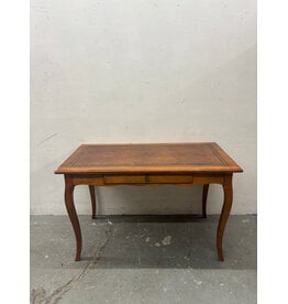Bureau Plat French Style Desk with Leather Writing Pad