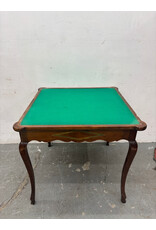 Vintage Italian Inlaid Wood Multi Game Table