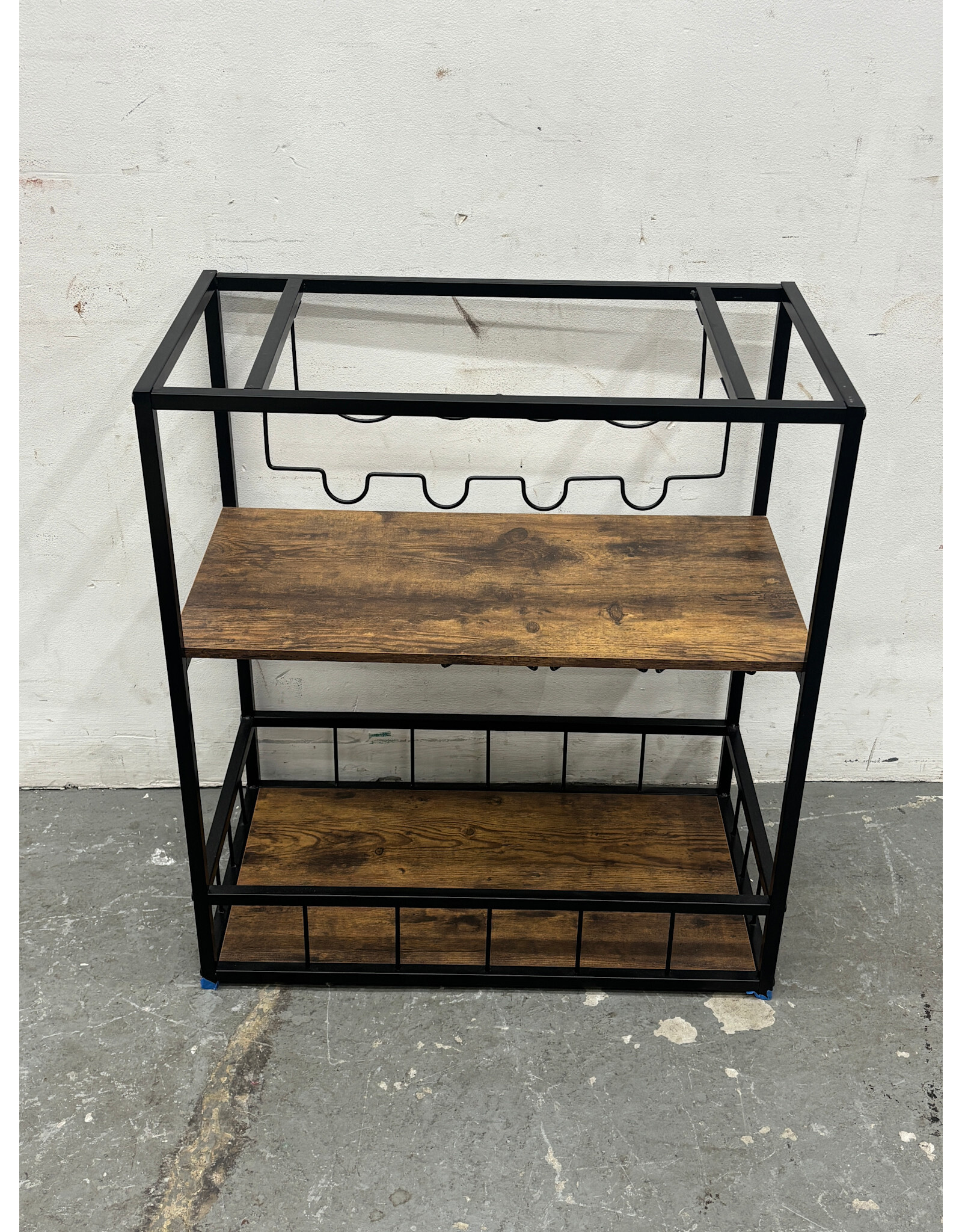 Industrial Metal Bar Shelf