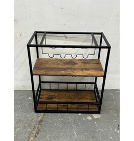 Industrial Metal Bar Shelf