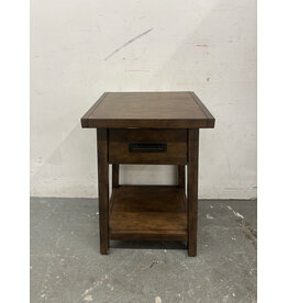 Pottery Barn Dark Stained Nightstand