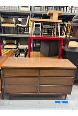 Vintage 6 Drawer Low Dresser