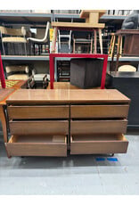 Vintage 6 Drawer Low Dresser