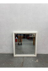 White Square Mirror