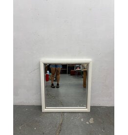 White Square Mirror