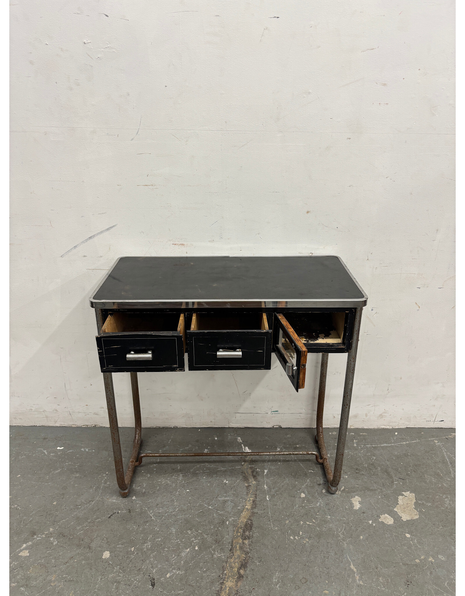 Vintage Barbershop Vanity