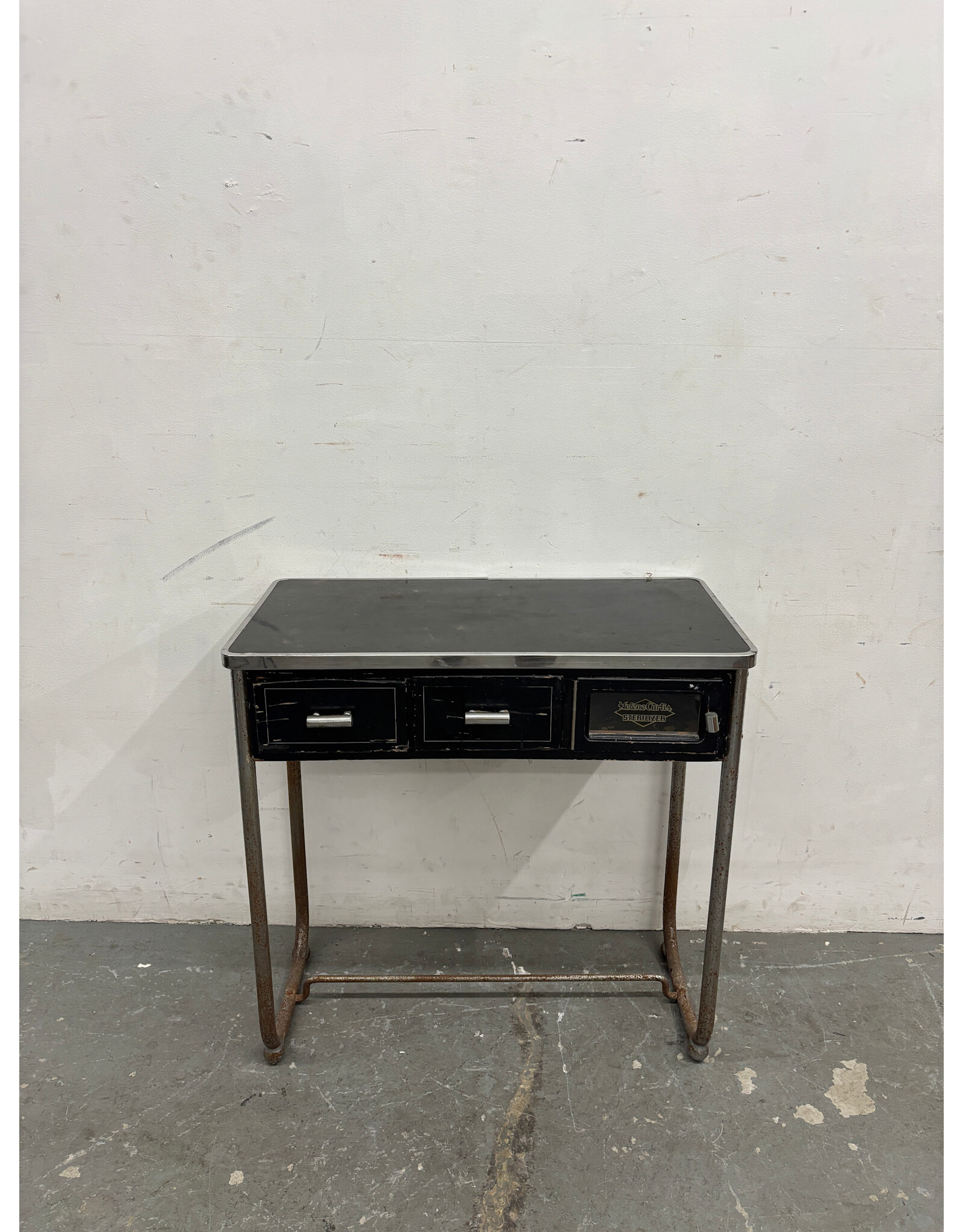 Vintage Barbershop Vanity