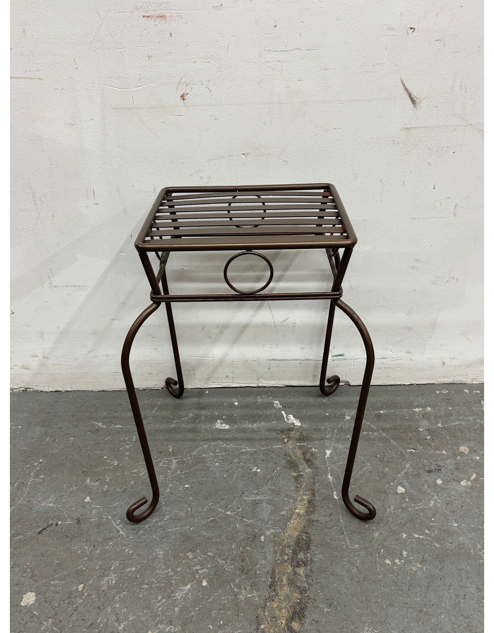 Iron Patio Side Table