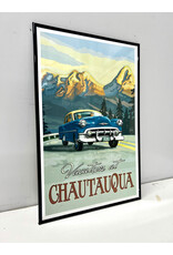 Vintage Style Chautauqua Colorado, framed print