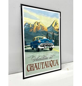 Vintage Style Chautauqua Colorado, framed print