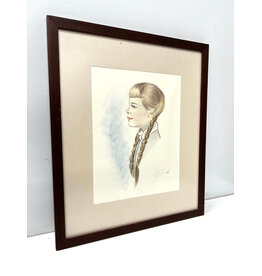 Framed Portrait Drawing
