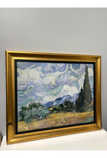 Wheat Field with Cypresses, Vincent van Gogh, framed print