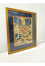 Framed Antique Chinese Embroidery