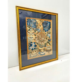 Framed Antique Chinese Embroidery