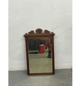 Antique Victorian Wood Frame Mirror