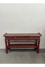 Chinese Scroll Console Table