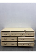 Vintage Faux Bamboo Triple Dresser