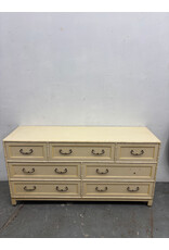 Vintage Faux Bamboo Triple Dresser