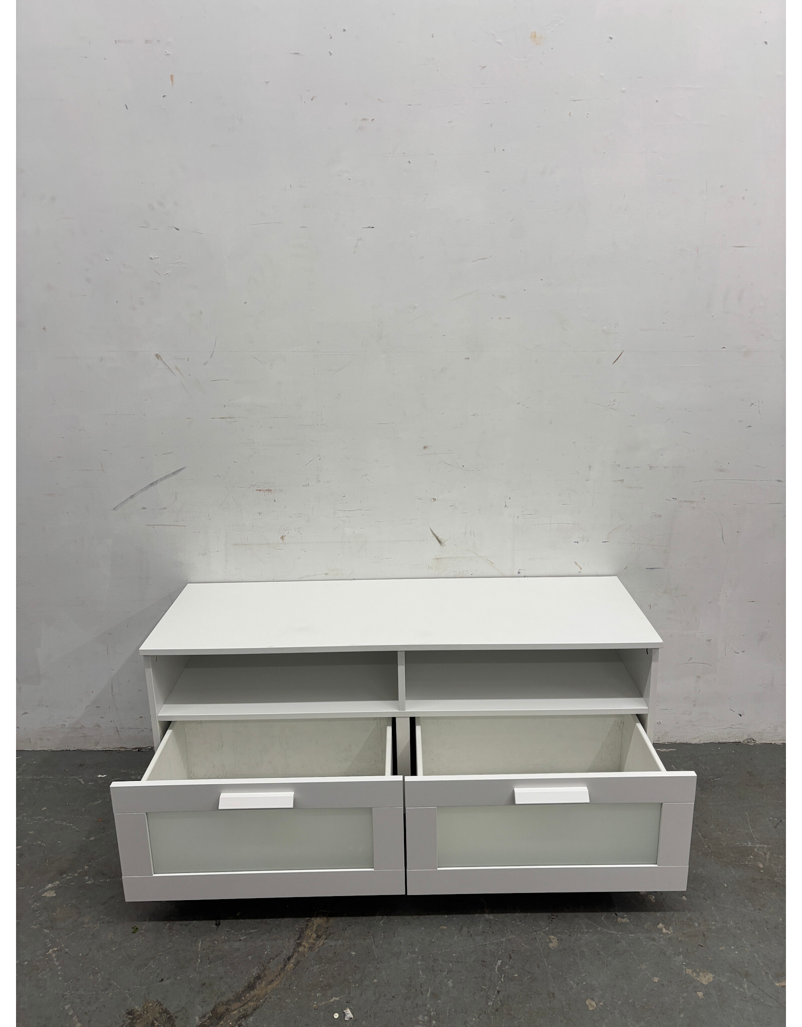 Ikea Frosted Glass TV Stand