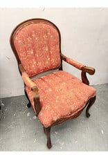 Louis XV Style Floral Pattern Armchair