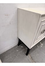 Modern White 2-Door Storage Cabinet